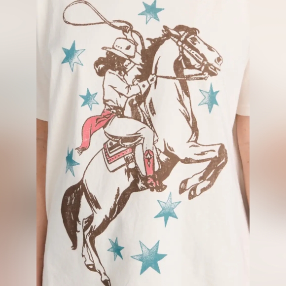 Daydreamer Midnight Bandit Merch Tee western inspired cowgirl graphic top - Picture 3 of 3